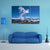 Blue Sky & Snow Mountain Canvas Wall Art-5 Star-Gallery Wrap-62" x 32"-Tiaracle