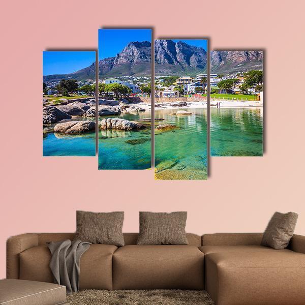 Cape Town South Africa Canvas Wall Art-4 Pop-Gallery Wrap-50" x 32"-Tiaracle