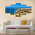 Panorama Of Dakar Canvas Wall Art-5 Star-Gallery Wrap-62" x 32"-Tiaracle