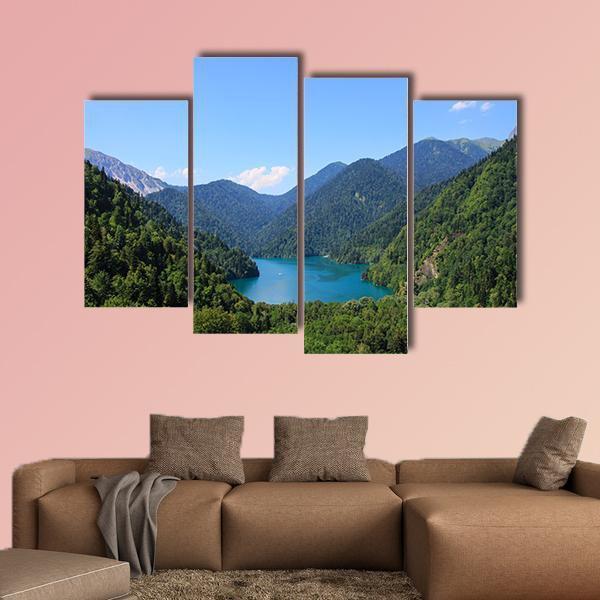 Lake Riza Canvas Wall Art-4 Pop-Gallery Wrap-50" x 32"-Tiaracle