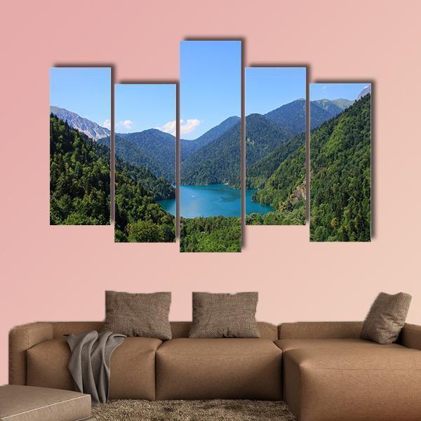 Lake Riza Canvas Wall Art-5 Pop-Gallery Wrap-47" x 32"-Tiaracle