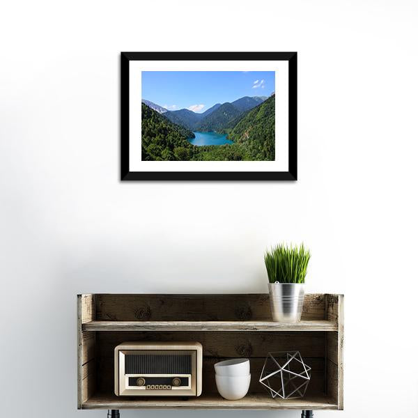 Lake Riza Canvas Wall Art-3 Horizontal-Gallery Wrap-25" x 16"-Tiaracle