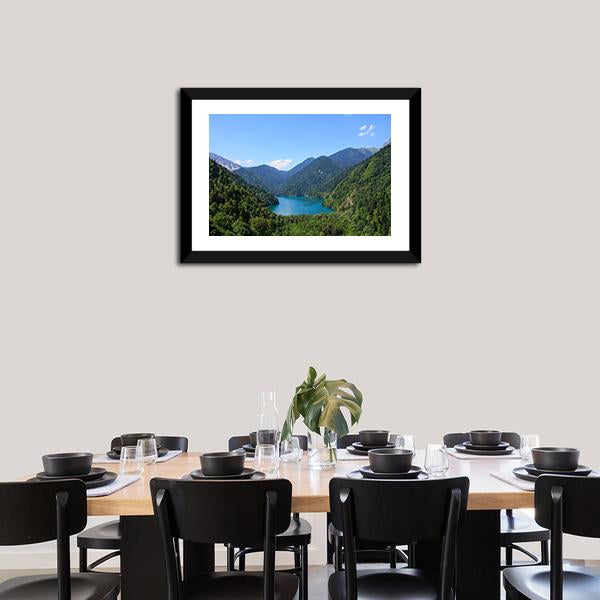 Lake Riza Canvas Wall Art-1 Piece-Framed Print-20" x 16"-Tiaracle