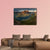 Panorama Of Segla Summit In Sunset Canvas Wall Art-4 Pop-Gallery Wrap-50" x 32"-Tiaracle