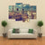 Panorama View Of Milan Canvas Wall Art-4 Pop-Gallery Wrap-50" x 32"-Tiaracle