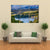 Panoramic Scene In Niedzica Canvas Wall Art-4 Pop-Gallery Wrap-50" x 32"-Tiaracle