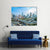 Panoramic View Of City Elevated Road Junction In Blue Sky Shanghai Canvas Wall Art-4 Horizontal-Gallery Wrap-34" x 24"-Tiaracle
