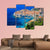 Panoramic View Of Old Town Dubrovnik Canvas Wall Art-4 Pop-Gallery Wrap-50" x 32"-Tiaracle
