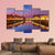 Panoramic View Of River Arno Canvas Wall Art-5 Pop-Gallery Wrap-47" x 32"-Tiaracle