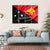 Papua New Guinea Flag Canvas Wall Art-1 Piece-Gallery Wrap-36" x 24"-Tiaracle