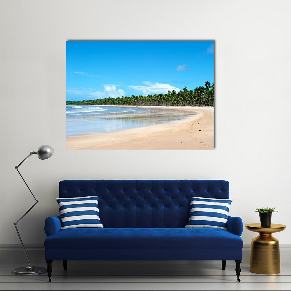 Paradise Beach In Ilha Do Boipeda Canvas Wall Art-4 Horizontal-Gallery Wrap-34" x 24"-Tiaracle