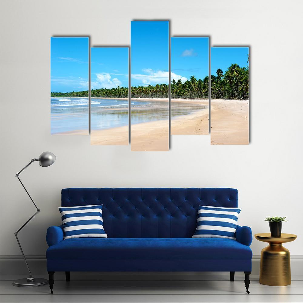 Paradise Beach In Ilha Do Boipeda Canvas Wall Art-5 Pop-Gallery Wrap-47" x 32"-Tiaracle