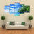 Paradise Beach Sea And Sky Canvas Wall Art-4 Pop-Gallery Wrap-50" x 32"-Tiaracle