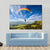 Paraglider Flying Over Mountains In Summer Day Canvas Wall Art-5 Horizontal-Gallery Wrap-22" x 12"-Tiaracle