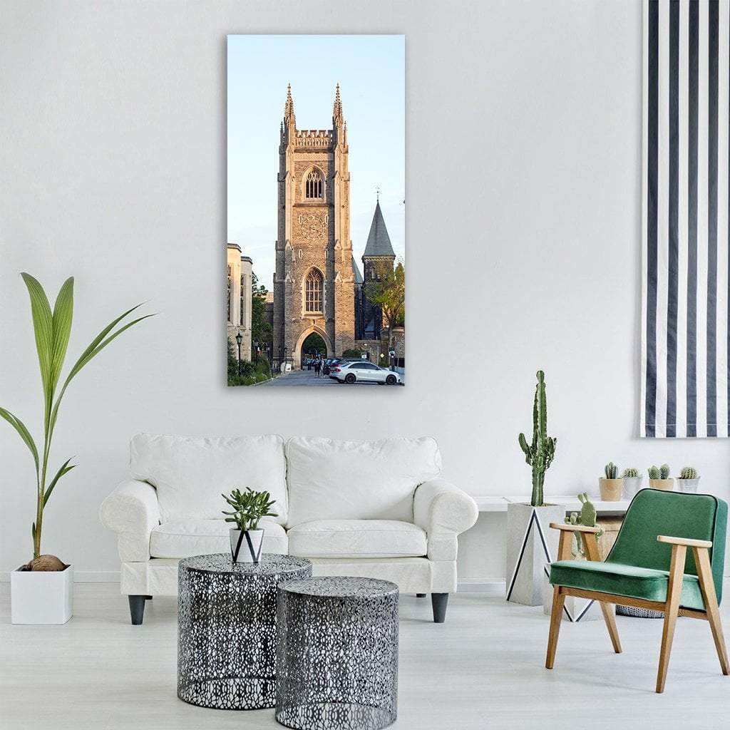 Parish Church Vertical Canvas Wall Art-1 Vertical-Gallery Wrap-12" x 24"-Tiaracle