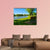 Park Bench Overlooking A Lake Canvas Wall Art-5 Star-Gallery Wrap-62" x 32"-Tiaracle