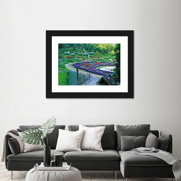 Park In North Of Thailand Canvas Wall Art-1 Piece-Framed Print-20" x 16"-Tiaracle