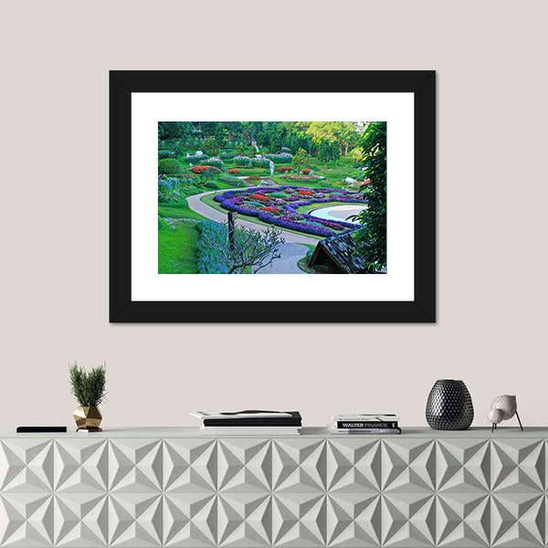 Park In North Of Thailand Canvas Wall Art-3 Horizontal-Gallery Wrap-25" x 16"-Tiaracle