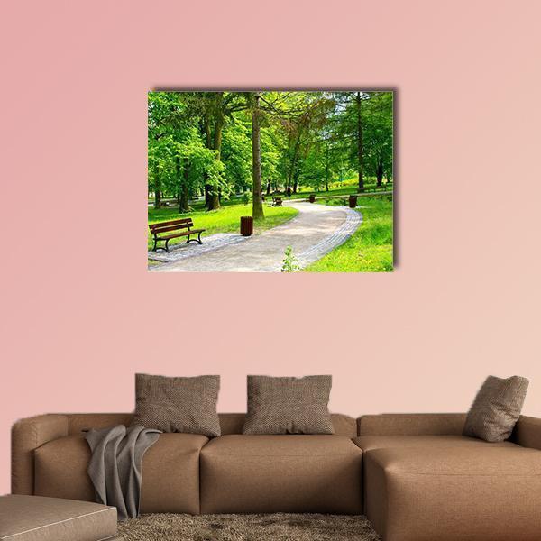 Park In Scotland Canvas Wall Art-1 Piece-Gallery Wrap-48" x 32"-Tiaracle