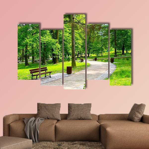 Park In Scotland Canvas Wall Art-5 Pop-Gallery Wrap-47" x 32"-Tiaracle
