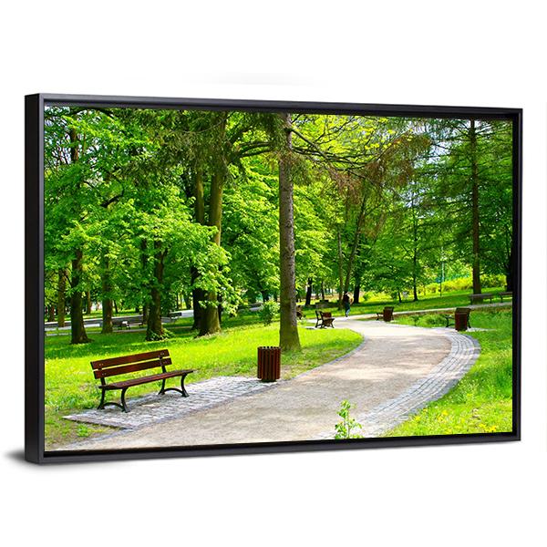 Park In Scotland Canvas Wall Art-3 Horizontal-Gallery Wrap-25" x 16"-Tiaracle