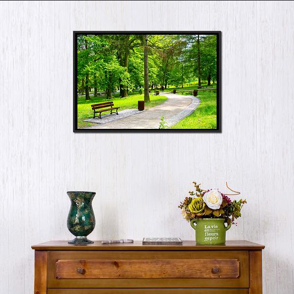 Park In Scotland Canvas Wall Art-3 Horizontal-Gallery Wrap-25" x 16"-Tiaracle