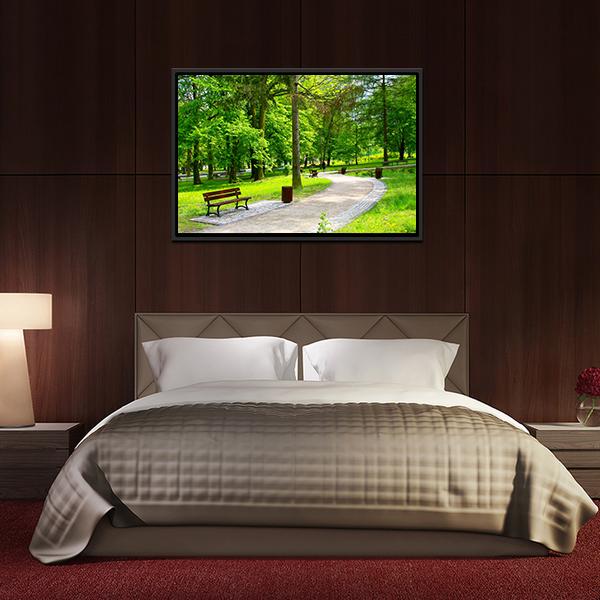 Park In Scotland Canvas Wall Art-3 Horizontal-Gallery Wrap-25" x 16"-Tiaracle