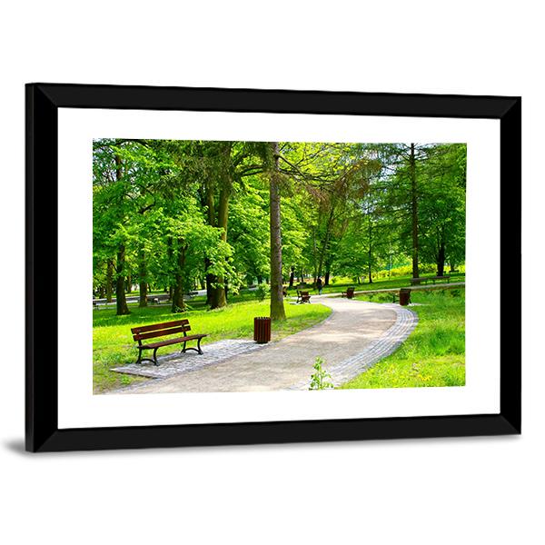 Park In Scotland Canvas Wall Art-3 Horizontal-Gallery Wrap-25" x 16"-Tiaracle