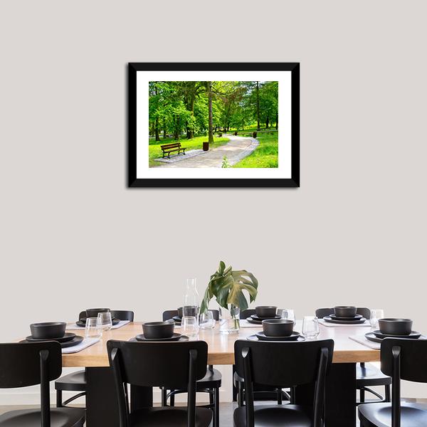 Park In Scotland Canvas Wall Art-1 Piece-Framed Print-20" x 16"-Tiaracle