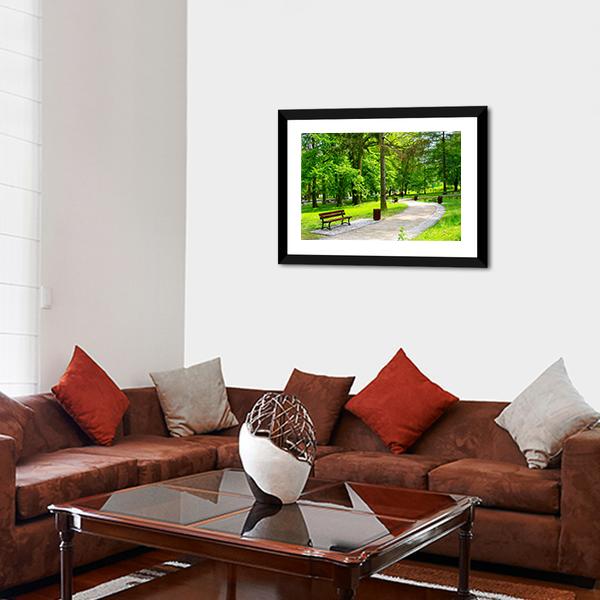 Park In Scotland Canvas Wall Art-3 Horizontal-Gallery Wrap-25" x 16"-Tiaracle