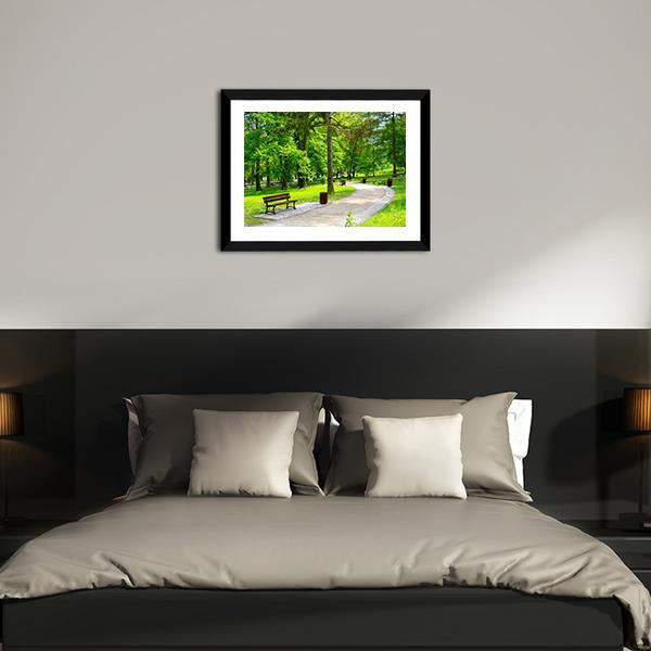 Park In Scotland Canvas Wall Art-3 Horizontal-Gallery Wrap-25" x 16"-Tiaracle