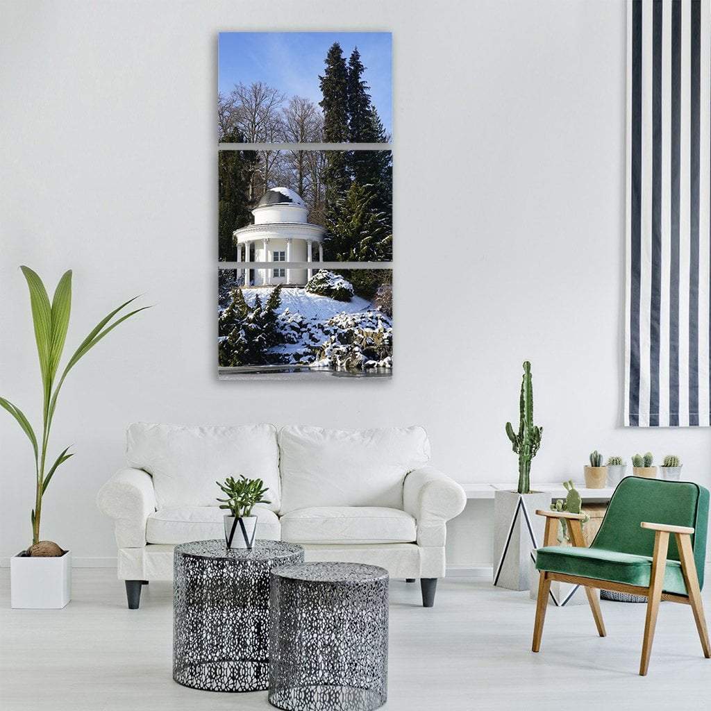 Park Kassel Wilhelmshoehe Vertical Canvas Wall Art-3 Vertical-Gallery Wrap-12" x 25"-Tiaracle