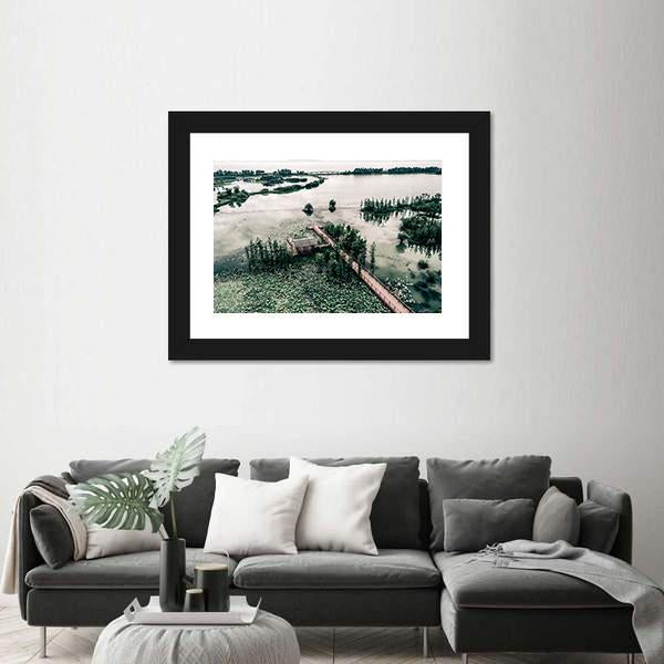 Park scenery in Canada Panoramic Canvas Wall Art-1 Piece-36" x 12"-Tiaracle