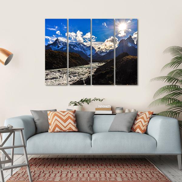 Parque Nacional Torres Del Paine Canvas Wall Art-4 Horizontal-Gallery Wrap-34" x 24"-Tiaracle