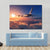 Passenger Plane Above The Clouds Canvas Wall Art-5 Horizontal-Gallery Wrap-22" x 12"-Tiaracle