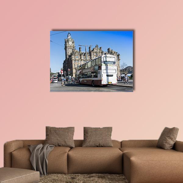 Passenger Transport in Scotland Canvas Wall Art-1 Piece-Gallery Wrap-48" x 32"-Tiaracle