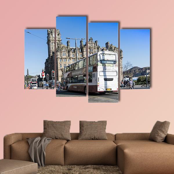Passenger Transport in Scotland Canvas Wall Art-4 Pop-Gallery Wrap-50" x 32"-Tiaracle