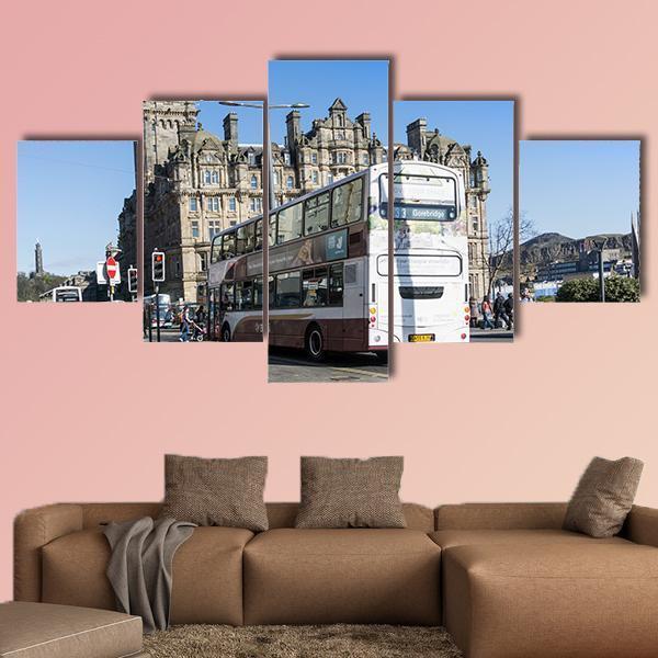 Passenger Transport in Scotland Canvas Wall Art-5 Star-Gallery Wrap-62" x 32"-Tiaracle