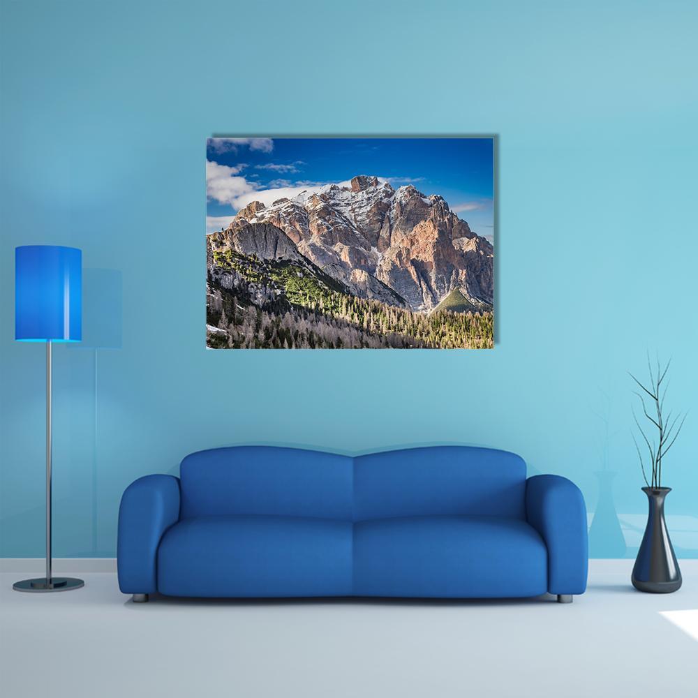 Passo Falzarego Canvas Wall Art-1 Piece-Gallery Wrap-48" x 32"-Tiaracle