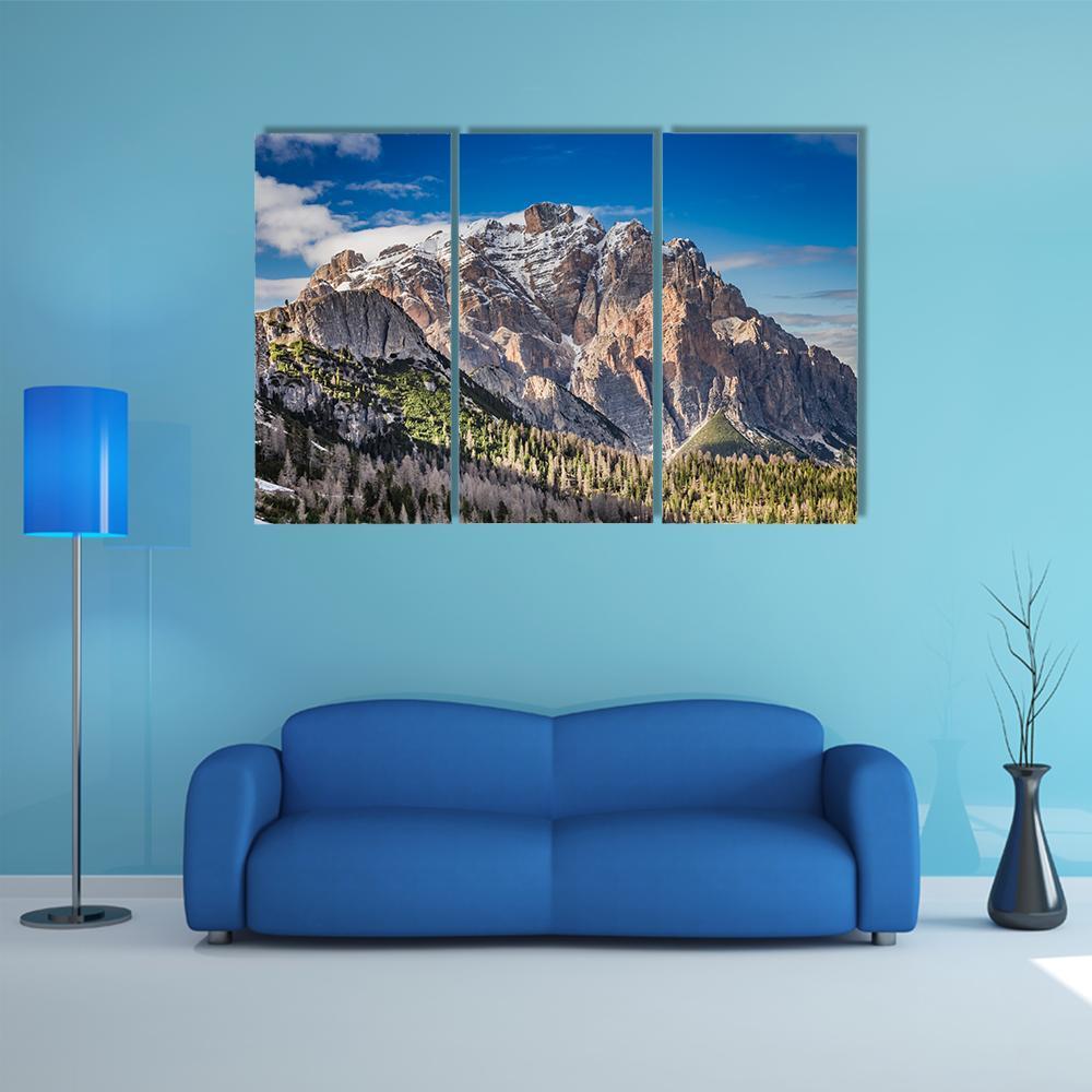 Passo Falzarego Canvas Wall Art-3 Horizontal-Gallery Wrap-37" x 24"-Tiaracle