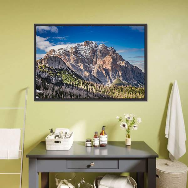 Passo Falzarego Canvas Wall Art-3 Horizontal-Gallery Wrap-25" x 16"-Tiaracle