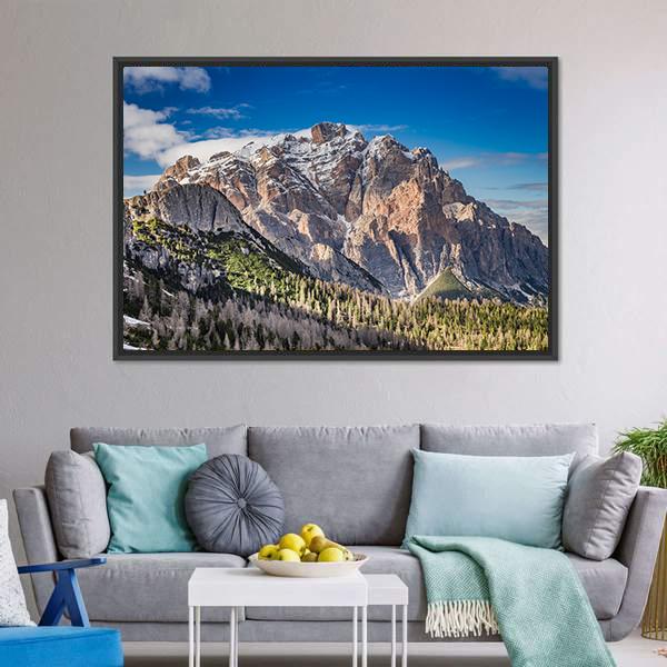 Passo Falzarego Canvas Wall Art-3 Horizontal-Gallery Wrap-25" x 16"-Tiaracle