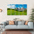 Path Through Forest On Grassy Hillside Canvas Wall Art-5 Horizontal-Gallery Wrap-22" x 12"-Tiaracle