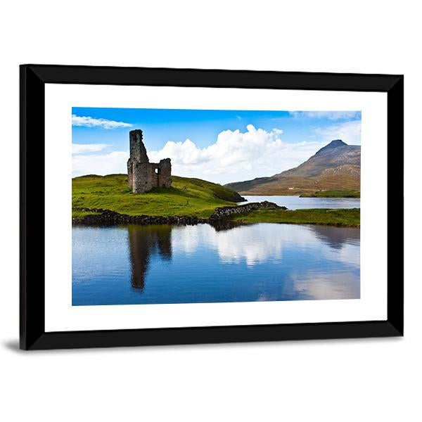 Path To A Ruiner Of Scottish Caste Canvas Wall Art-3 Horizontal-Gallery Wrap-25" x 16"-Tiaracle