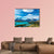 Pehoe Lake And Guernos Mountains Canvas Wall Art-4 Horizontal-Gallery Wrap-34" x 24"-Tiaracle