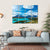 Pehoe Lake And Guernos Mountains Canvas Wall Art-4 Horizontal-Gallery Wrap-34" x 24"-Tiaracle