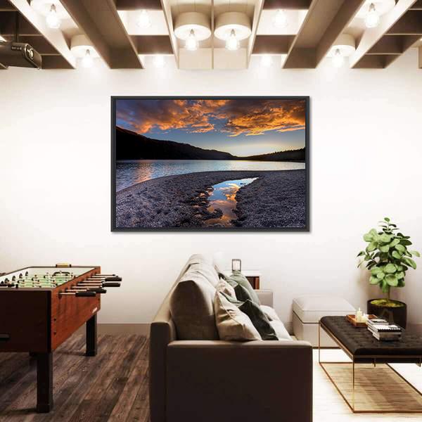 Pend Oreille Lake Canvas Wall Art-3 Horizontal-Gallery Wrap-25" x 16"-Tiaracle