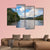 Pentwyn Reservoir Canvas Wall Art-4 Pop-Gallery Wrap-50" x 32"-Tiaracle