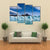 Perito Moreno Glacier And Andes Mountains Canvas Wall Art-4 Pop-Gallery Wrap-50" x 32"-Tiaracle