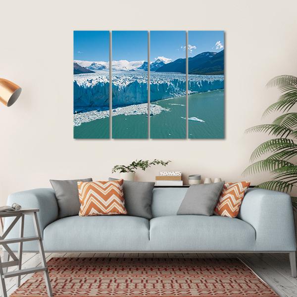 Perito Moreno Glacier Patagonia Argentina Canvas Wall Art-4 Horizontal-Gallery Wrap-34" x 24"-Tiaracle